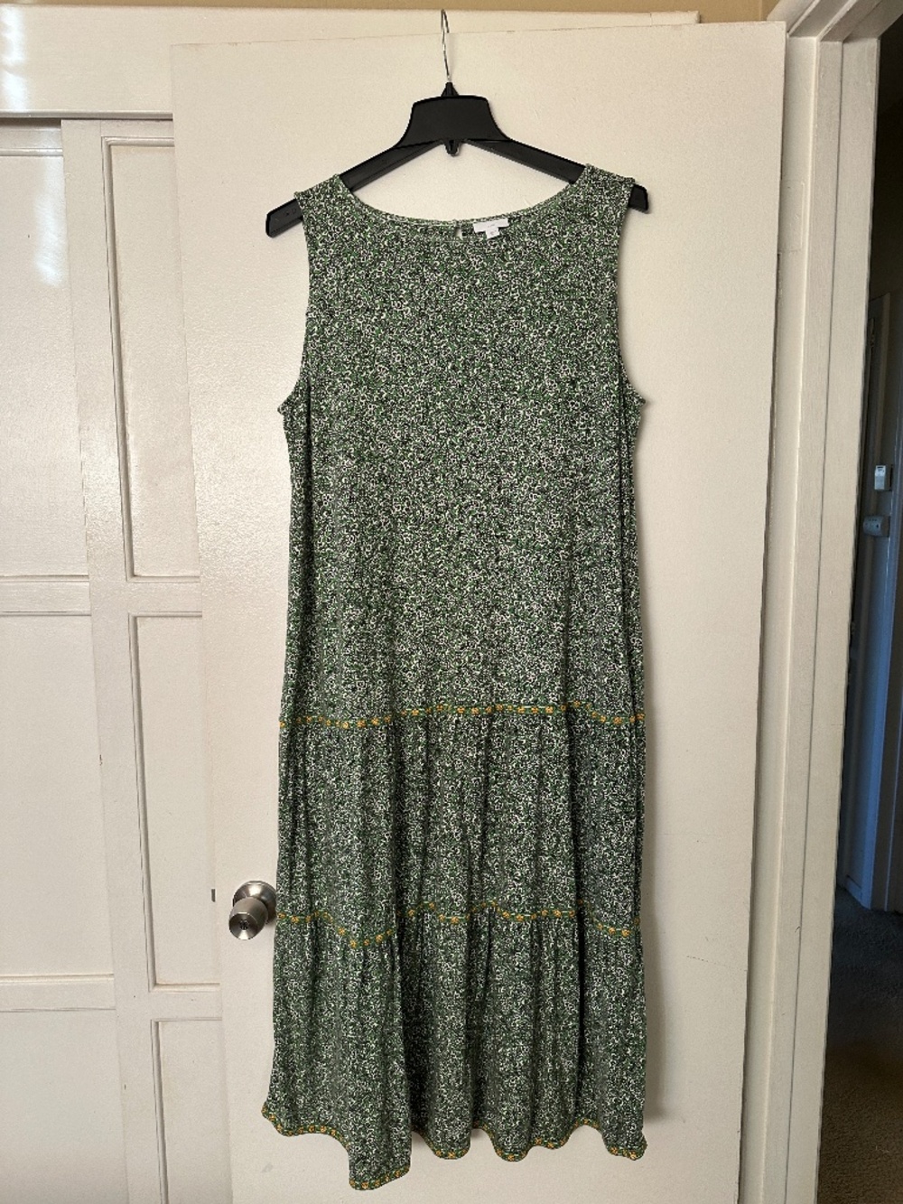 Sleeveless tiered maxi dress 2X